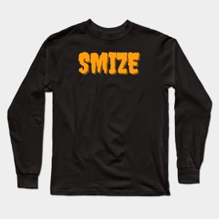 Orange Smize - Smiling with your eye Long Sleeve T-Shirt